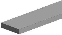 Evergreen 500146 - Vierkantprofile, 350 x 1 x 3,2 mm (10 Stück)